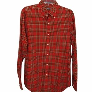 Lyle & Scott Plaid Flannel Shirt Medium Red NWOT